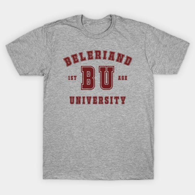 Beleriand University T-Shirt by silmarillionshirts